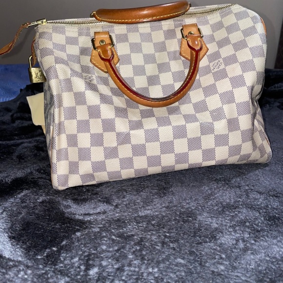 Louis Vuitton Speedy 30 Damier Azur - Picture 5 of 11